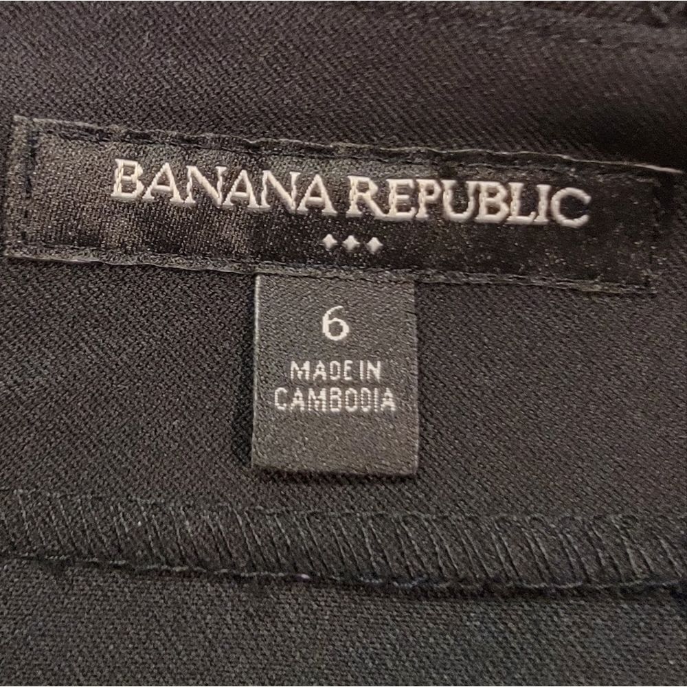 Banana Republic Black Stretch Seamed Mini Skirt - Picture 11 of 15